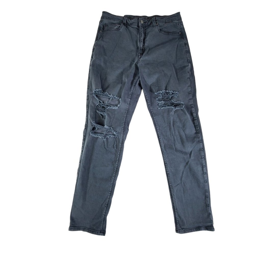 American Eagle Outfitters Gray Straight Leg Jeans